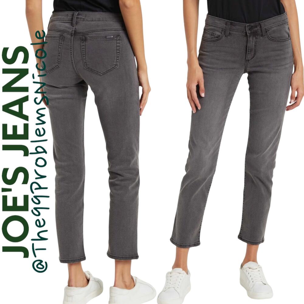 Joe's Dark Gray Cropped Jeans